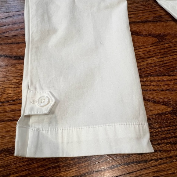 Talbots Petites The Perfect Crop Pants Women's Size 2P White Like New condition - Picture 3 of 8